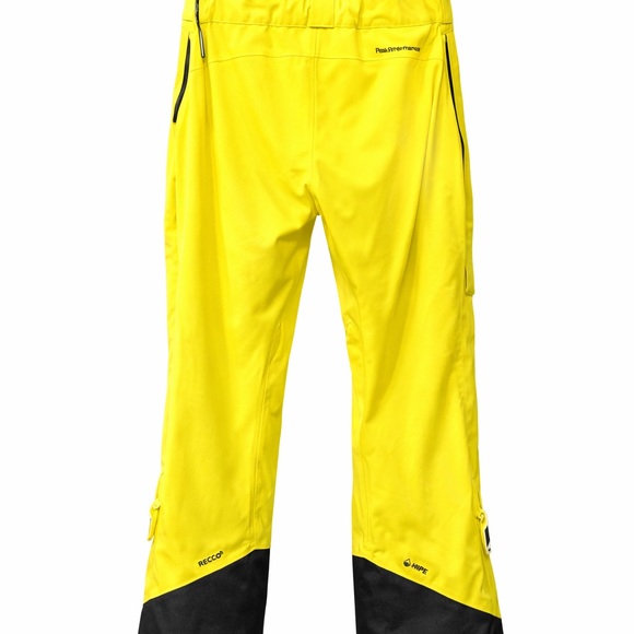 Peak Performance Yellow & Black Ski Jacket and Pants Set - Picture 6 of 10